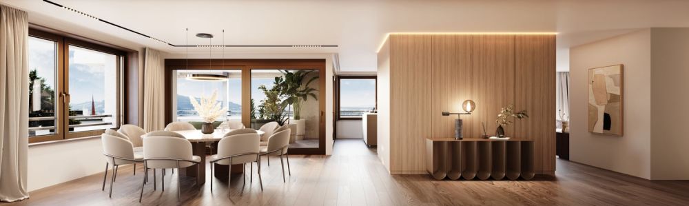 Exklusives Wohnen mit Weitblick in der Stadt Zug / Exclusive living with panoramic views in Zug - Bild 1