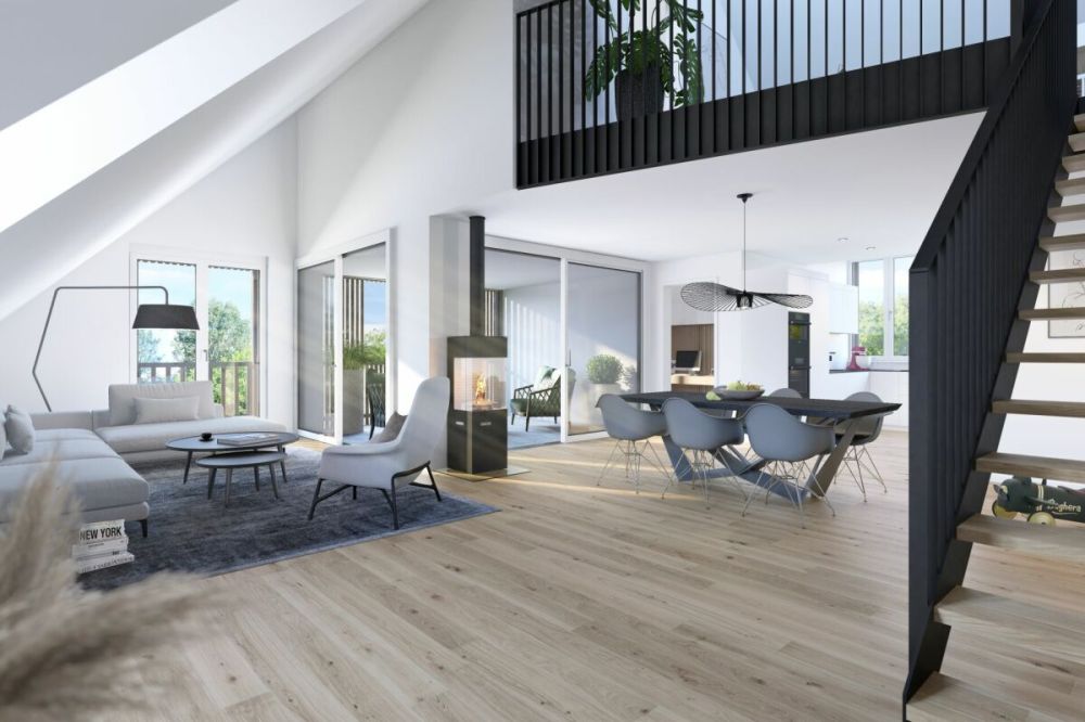 Eigentumswohnung DG West - Visualisierung DG