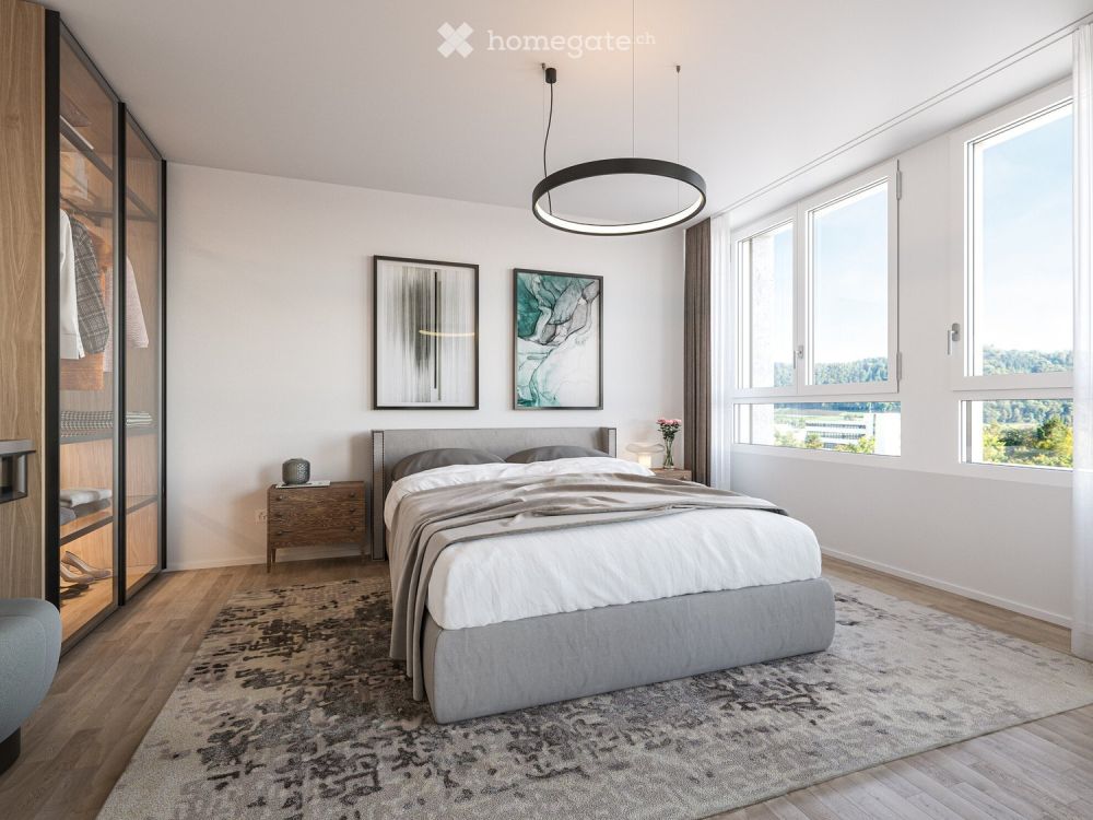 Moderne 3.5-Zimmer-Neubau-Wohnung mit Panoramablick auf Zürich - Bild 3