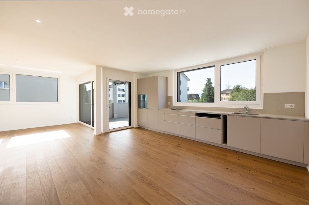 Grosszügige 2.5-Zimmer-Neubauwohnung im 1.OG mit Balkon - Bild 1