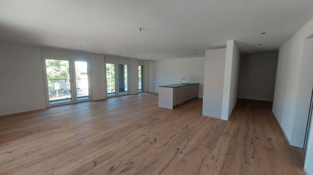 Erstbezug moderne 4.5-Zimmer-Wohnung in Bachs - Ess- und Wohnbereich
