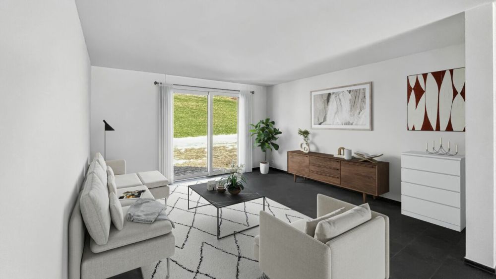 4.5 Zimmer Wohnung Erstvermietung - Visualisierung mögliche Möblierung