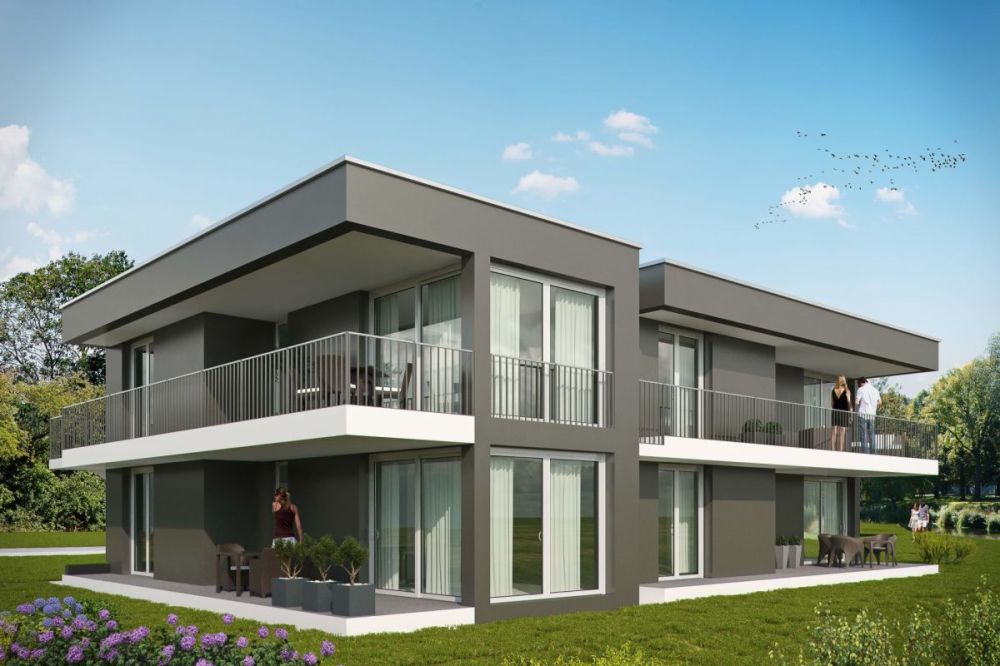 Das idyllische Zuhause für urbane und naturliebende Singles und Paare - Visualisierung Aussen