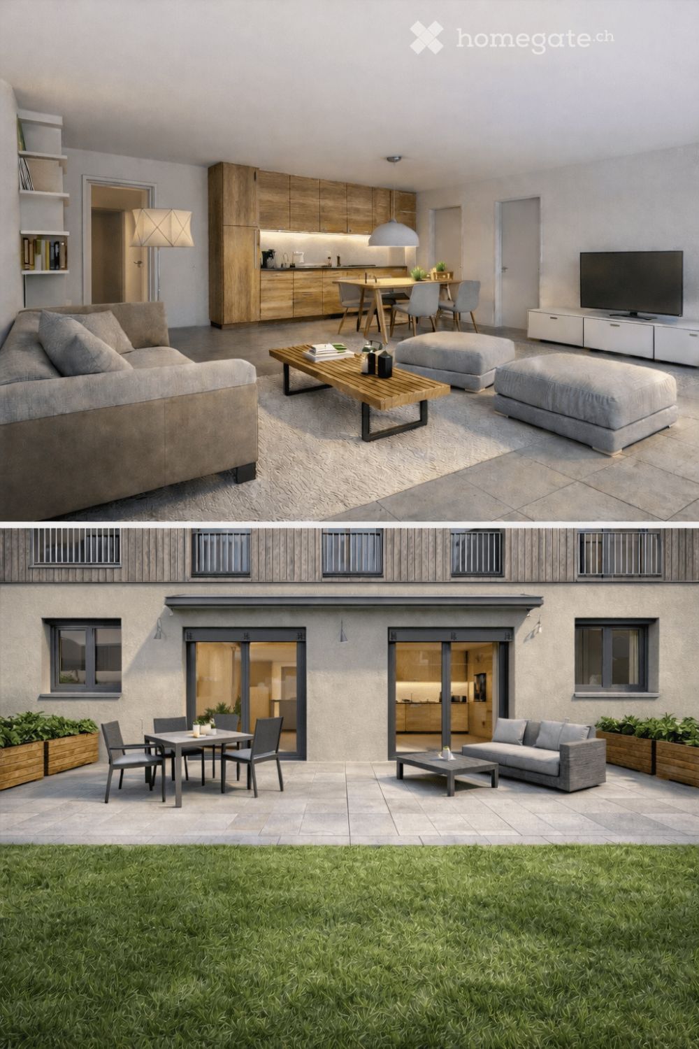 Appartement neuf 2,5 pièces avec garage à Farvagny-le-Grand - Bild 1