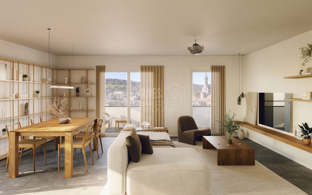 Appartement neuf 2.5 pièces avec balcon - Les Rives de la Veveyse - Bild 4