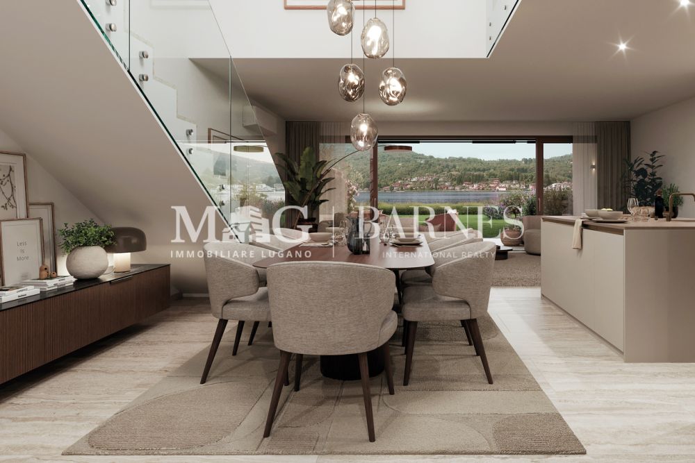 Villa fronte lago con giardino privato a Caslano - Bild 8