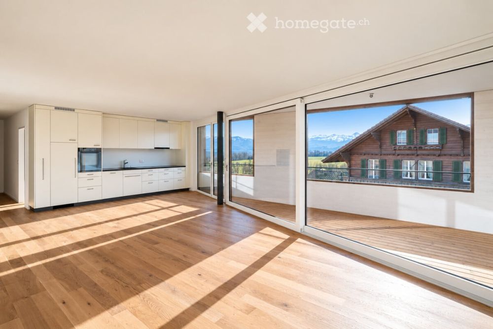 Moderne 3.5-Zimmerwohnung - Wohnzimmer