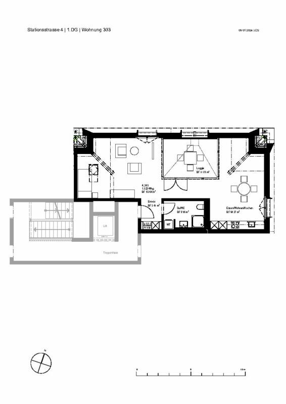 Single-Wohnung in der Zentrumsüberbauung Arnegg - Bild 6