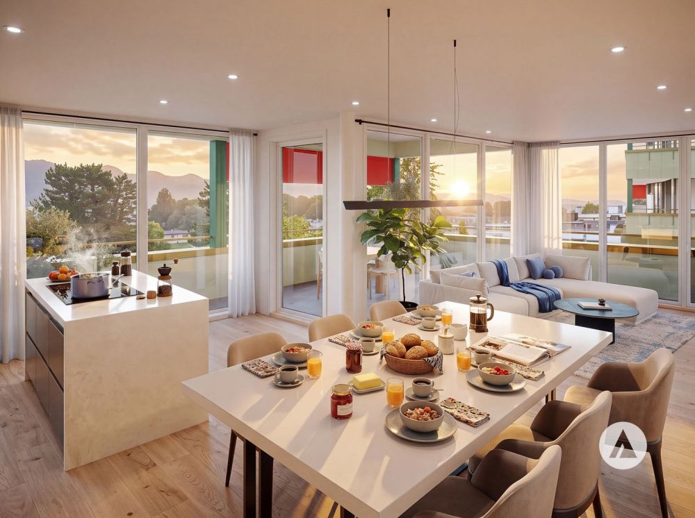 Neubauprojekt Gwattmoos: 4½-Zimmerwohnung im 2. OG, Haus C - Bild 2
