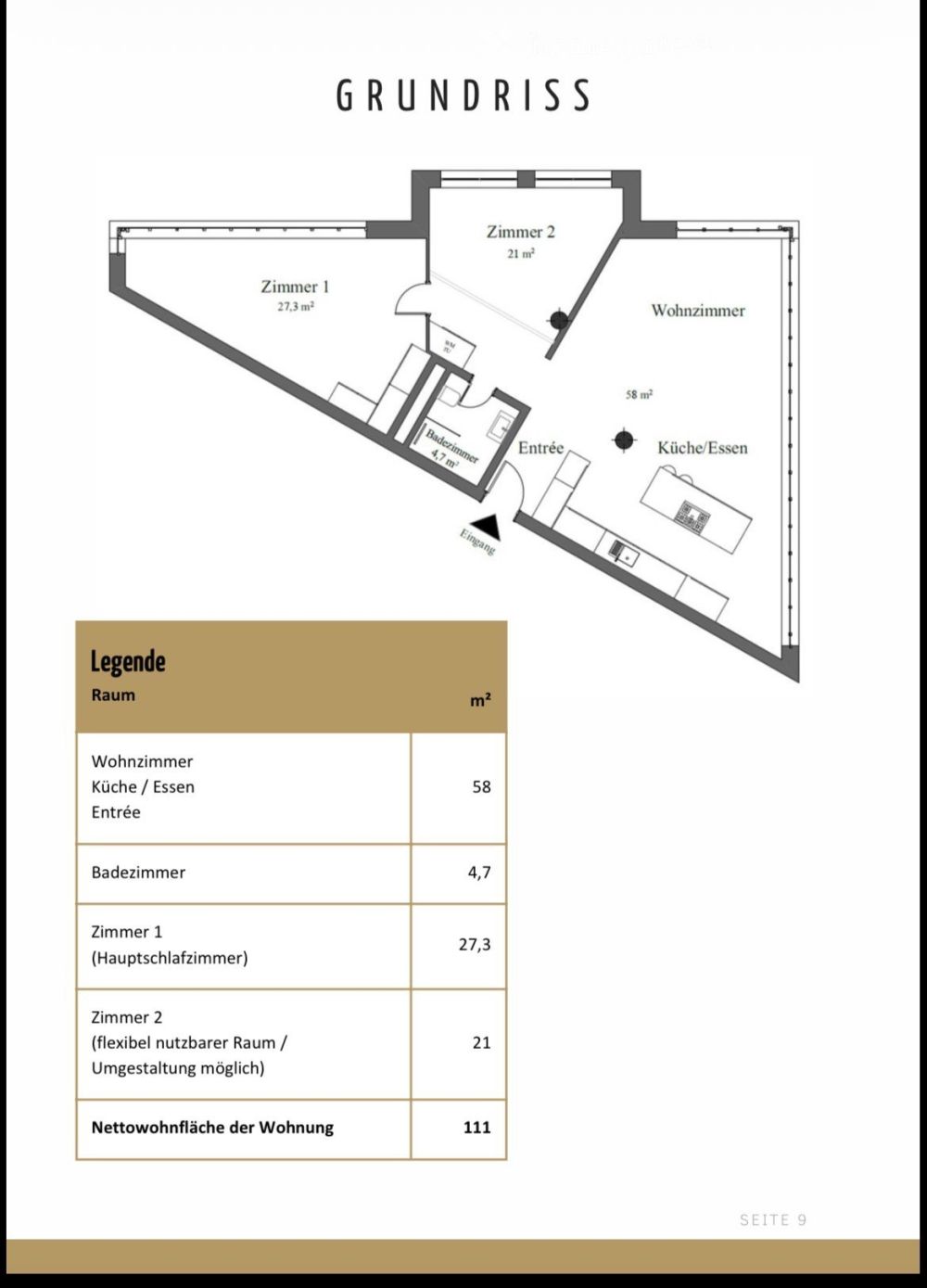 Moderne 3.5ZimmerWohnung mit 111 m² an zentraler Lage - Bild 5