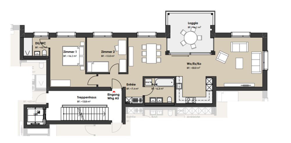3.5-Zimmer Neubauwohnung - Bild 11