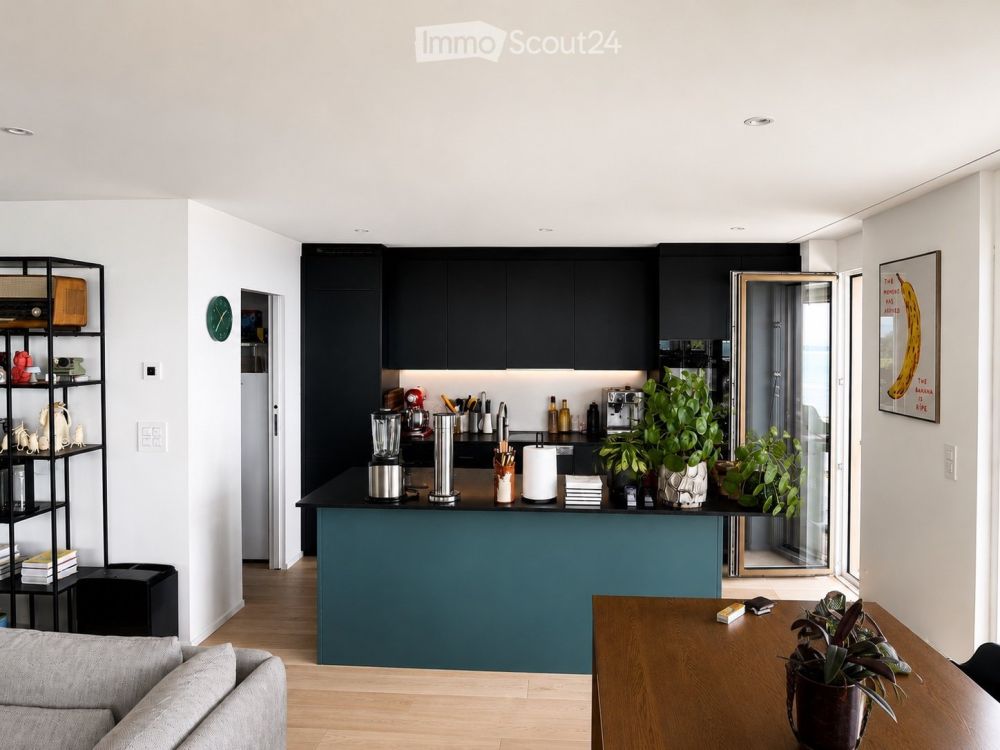 Contemporänes Appartement mit Panoramablick auf den Neuenburgersee - Bild 12
