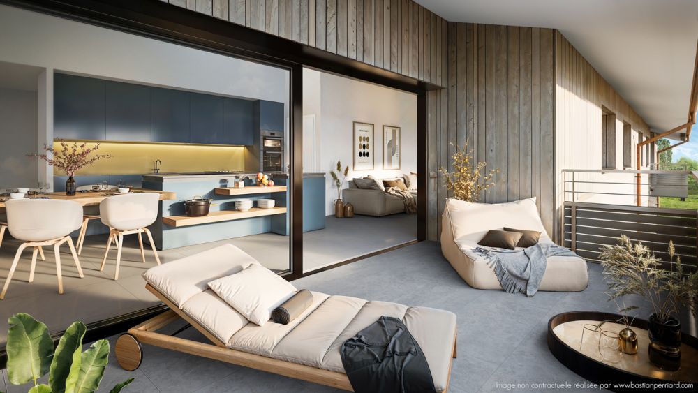 Appartements neufs de 2,5 pièces dans un cadre verdoyant - Bild 2