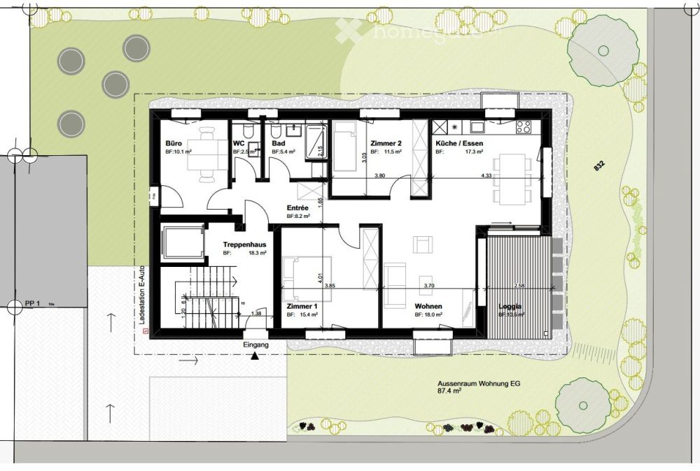 Erstvermietung von zwei Neubau-Wohnungen in Thun in einem modernen Holzhaus - Bild 2