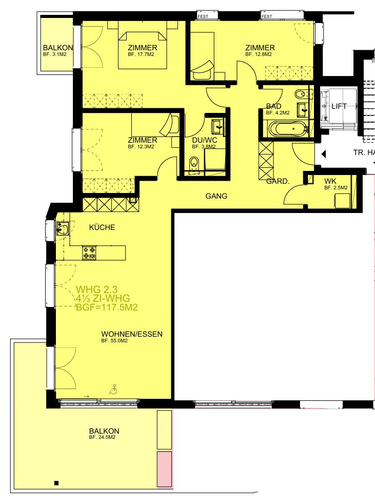 Moderne 4.5-Zimmer-Wohnung in Wollerau – ab November 2026 verfügbar - Bild 9