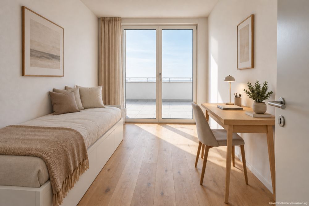 3.5-Zimmer-Neubauwohnung mit grosszügiger Terrasse und Loggia - Bild 3