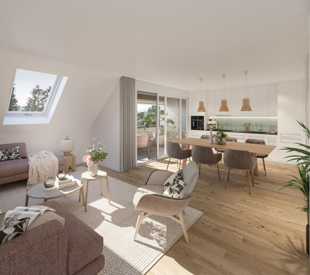 3.5 Zimmerwohnung in Worben - Bild 2