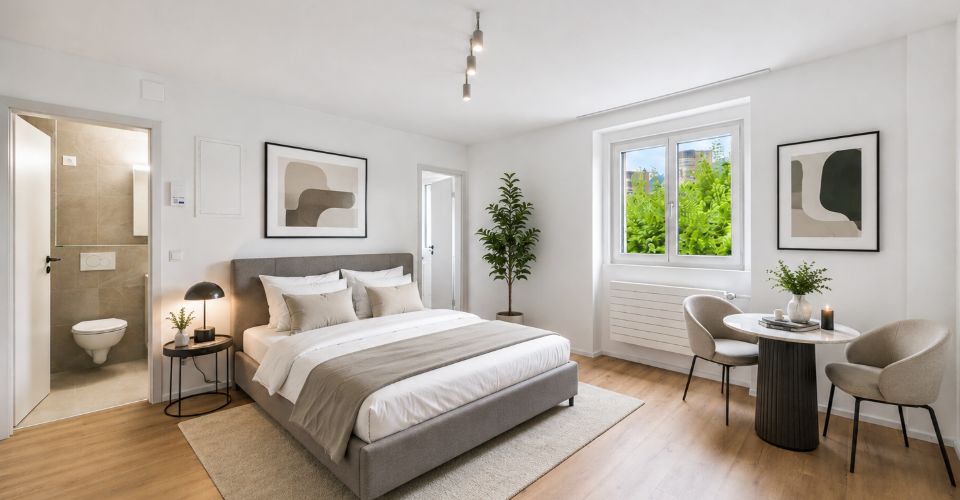 Erstbezug nach Renovation  Moderne 1.5-Zimmer-Wohnung mit Pilatusblick - Appartement 1.5 pièces - image - 1