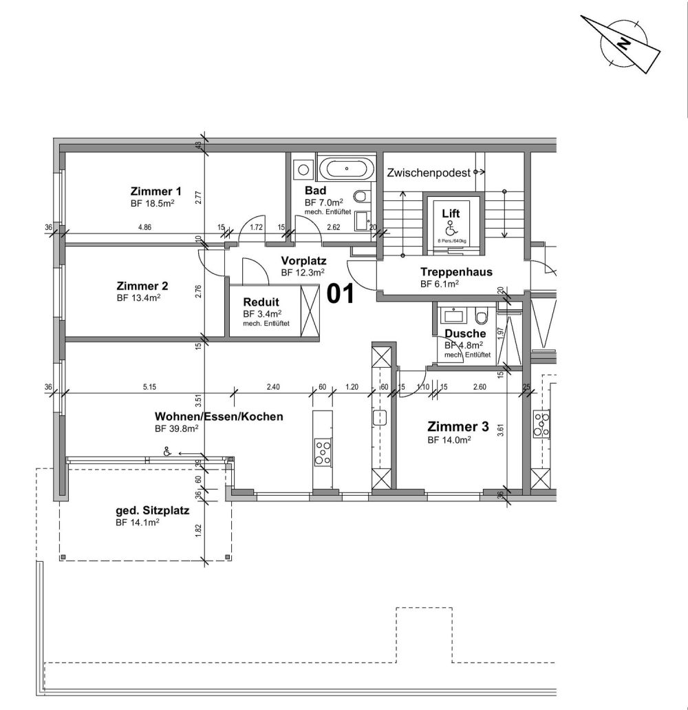 Wohntraum für die Familie – 4½-Zimmerwohnung mit Gartenanteil im energieeffizienten Neubau - Bild 5