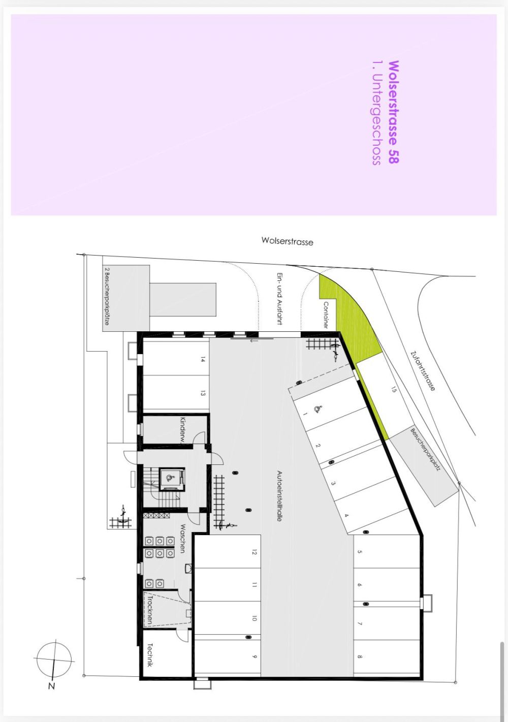 2.5 Zimmer Masionettewohnung im 2.OG mit 73 m2,Balkon 14 m2, Richtung Süden - Bild 12