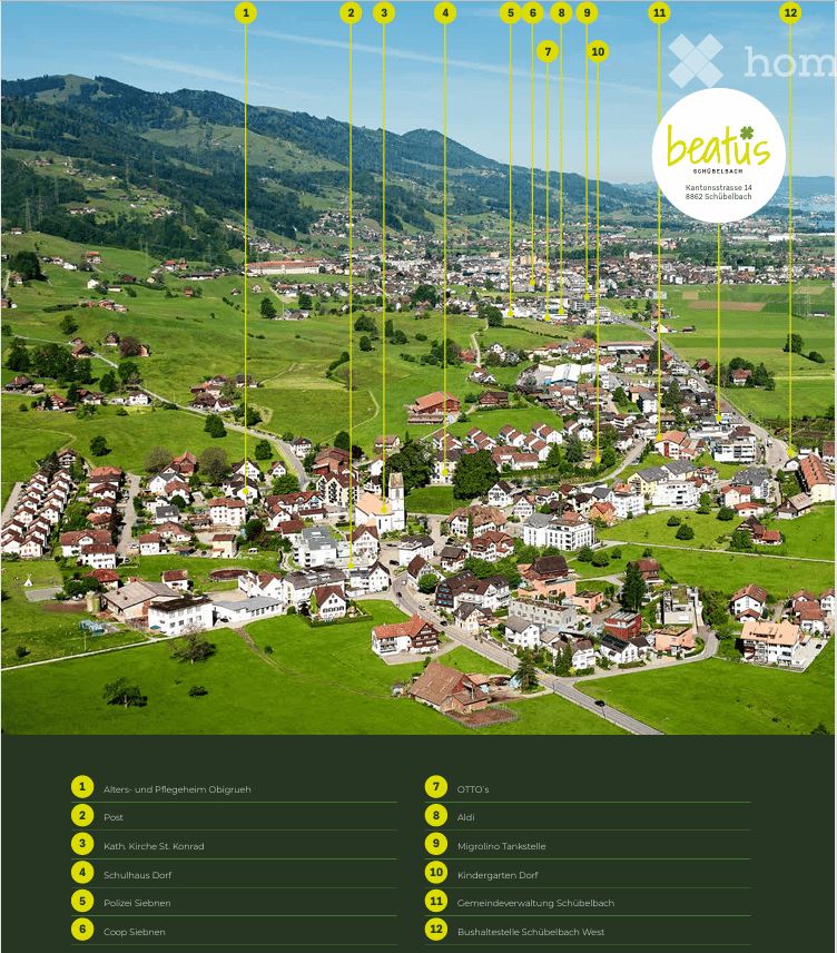 Moderne 3.5-Zimmer-Neubau-Wohnung mit grossem Balkon - Bild 1