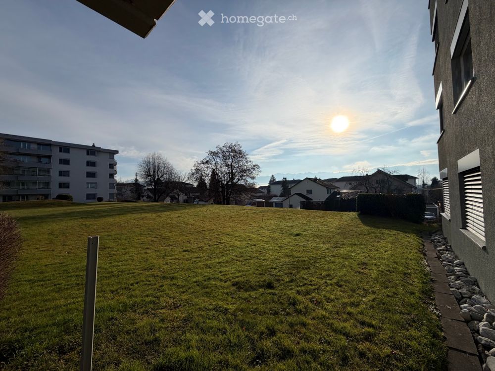 Exklusive 2.5-Zi-Whg, grosser Gartensitzplatz, top Verkehrsanbindung - Bild 1