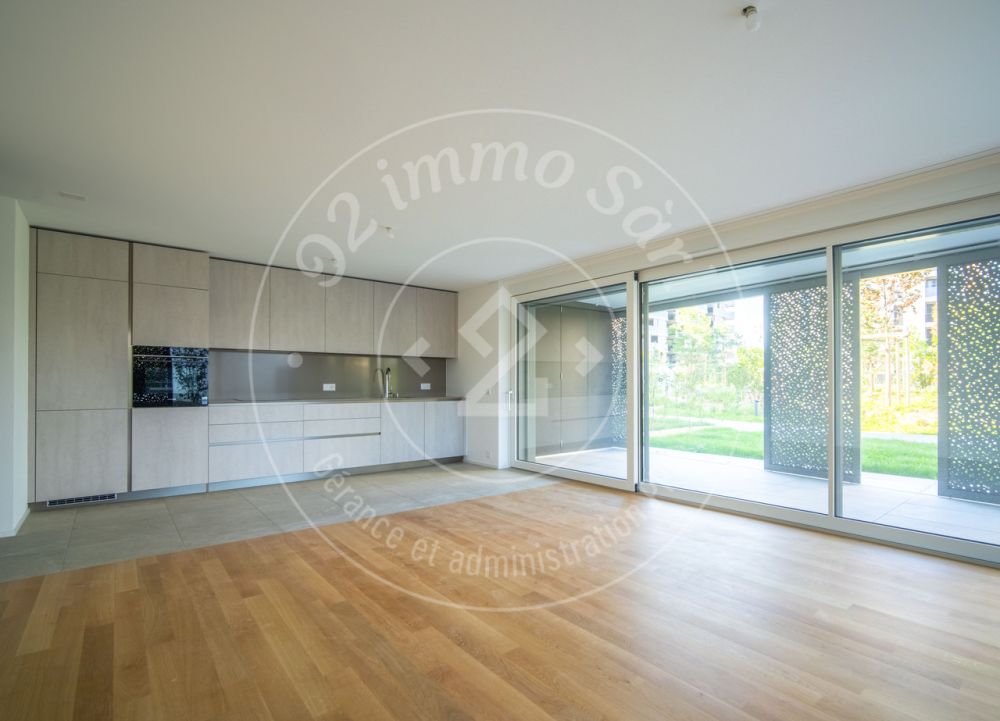 Rare 2.5pces au Rez-de-chaussée avec jardin - Bild 4