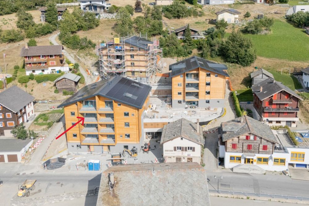 3.5-Zimmerwohnung zur Miete (Erstbezug): Neubau Hasol in Bürchen - Bild 1