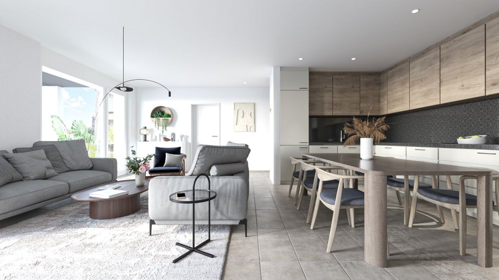 Moderne 3.5-Zimmer-Neubau-Wohnung in ruhiger Lage Bettwiesen - Bild 2