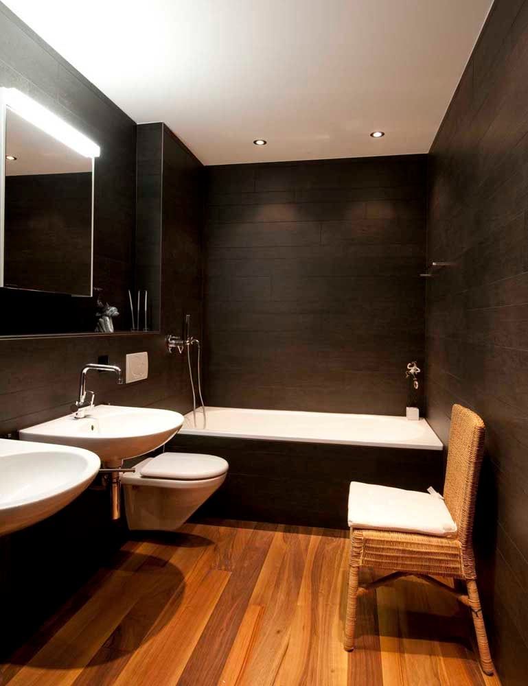 Modernes, ländliches Wohnen mit herrlichem Ausblick über Binningen - W3 - Bad