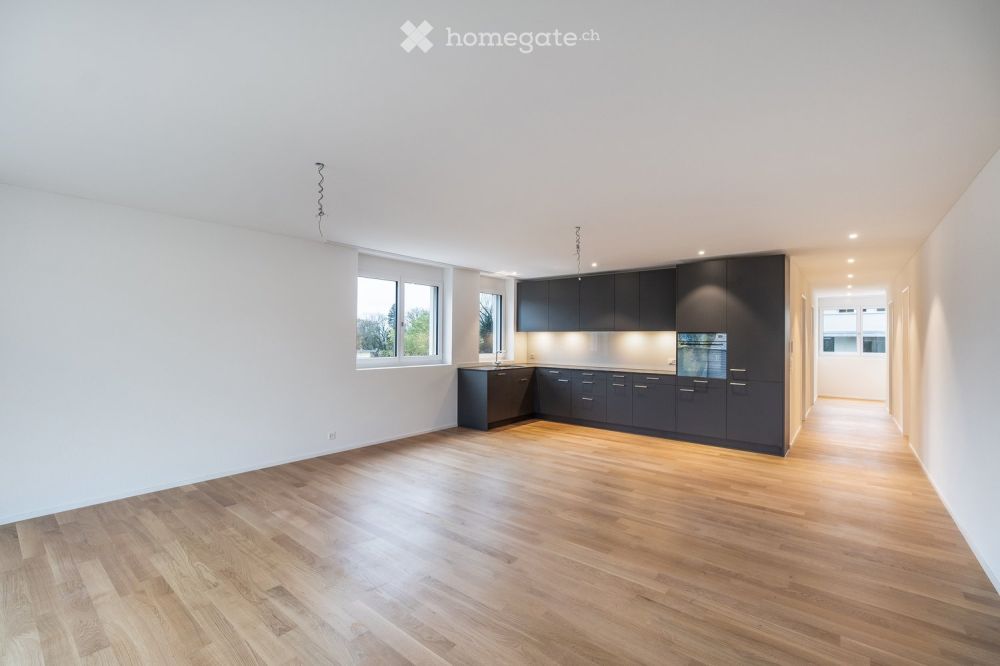 Moderne 3.5-Zimmer-Neubau-Wohnung mit Balkon und Aussicht in Menziken - Bild 1