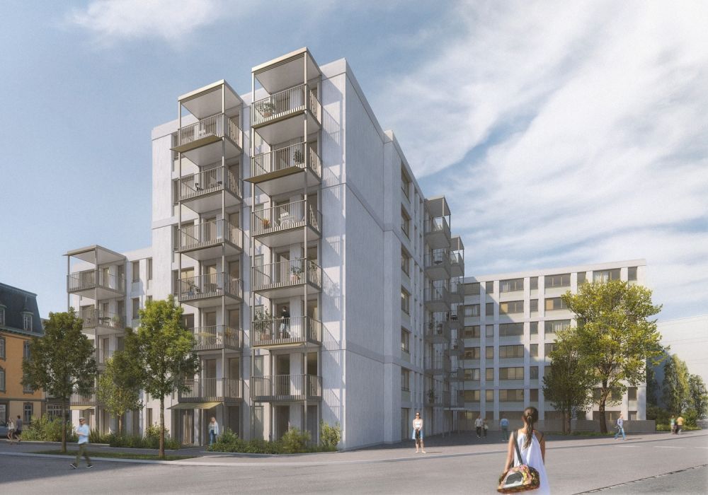 Moderne 3.5-Zimmer-Wohnungen im AVES - Das Nest für Stadtvögel - Liegenschaft