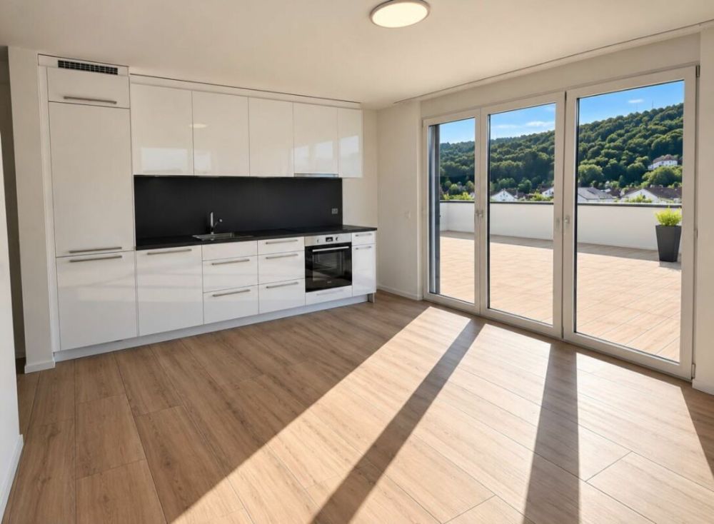 2.5 Zi-Attika Wohnung in einem NEUBAU mit grosser Terrasse 52 m², Zweitvermietung - Bild 2