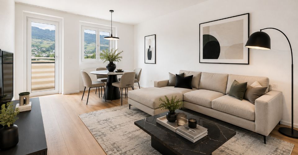 Hochwertig sanierte 3.5-Zimmer-Wohnung im Erstbezug - Appartement 3.5 pièces - image - 1