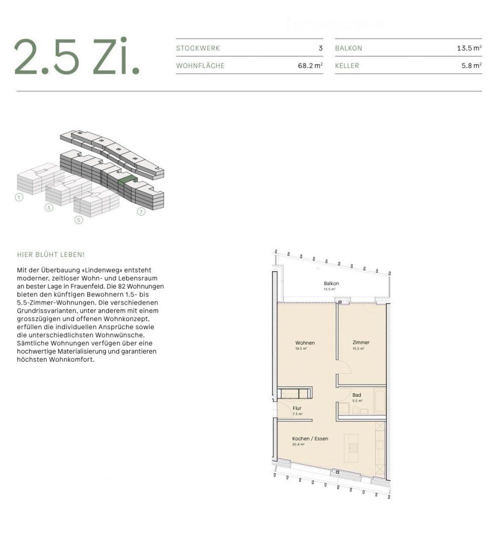 2.5-Zimmer Wohnung am Lindenweg - Bild 10