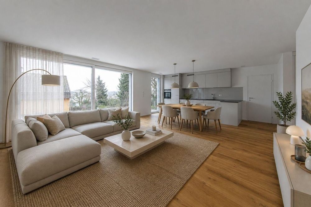 Moderne, helle 3.5-Zimmerwohnung  mit wunderschönem Gartensitzplatz - Bild 1