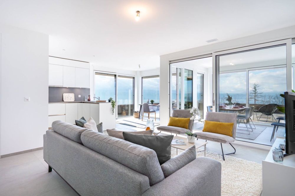Appartement de 3,5 pièces avec vue sur le lac - Bild 1