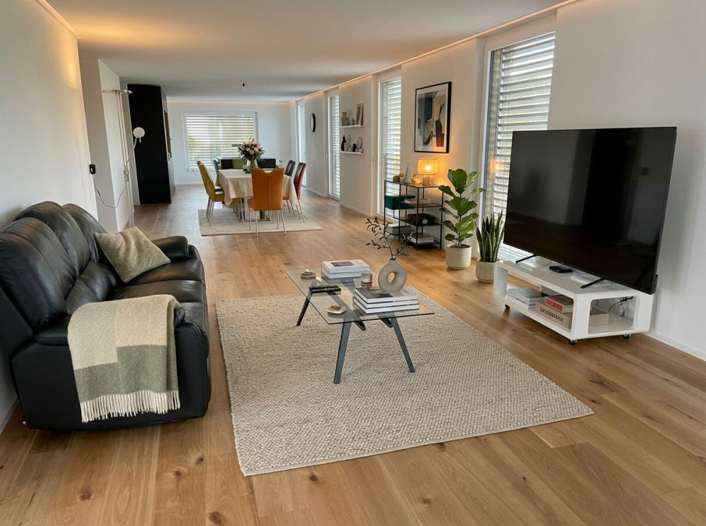4.5-Zimmer-Wohnung in Ipsach - Ipsach - Wohnzimmer - Marlin Immoblien
