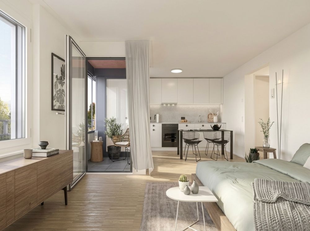 Moderne 1.5 Zimmer Neubauwohnung in Erlenbach ZH - Bild 1