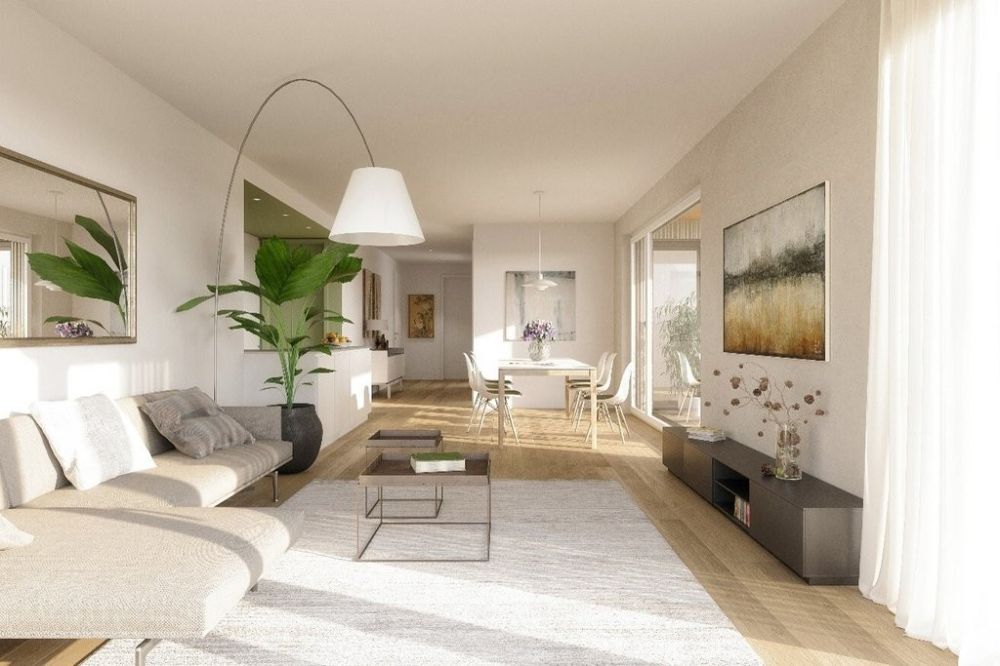 Neubau BÜSI Sissach - Terrassenwohnen mit Stil - Wohnzimmer