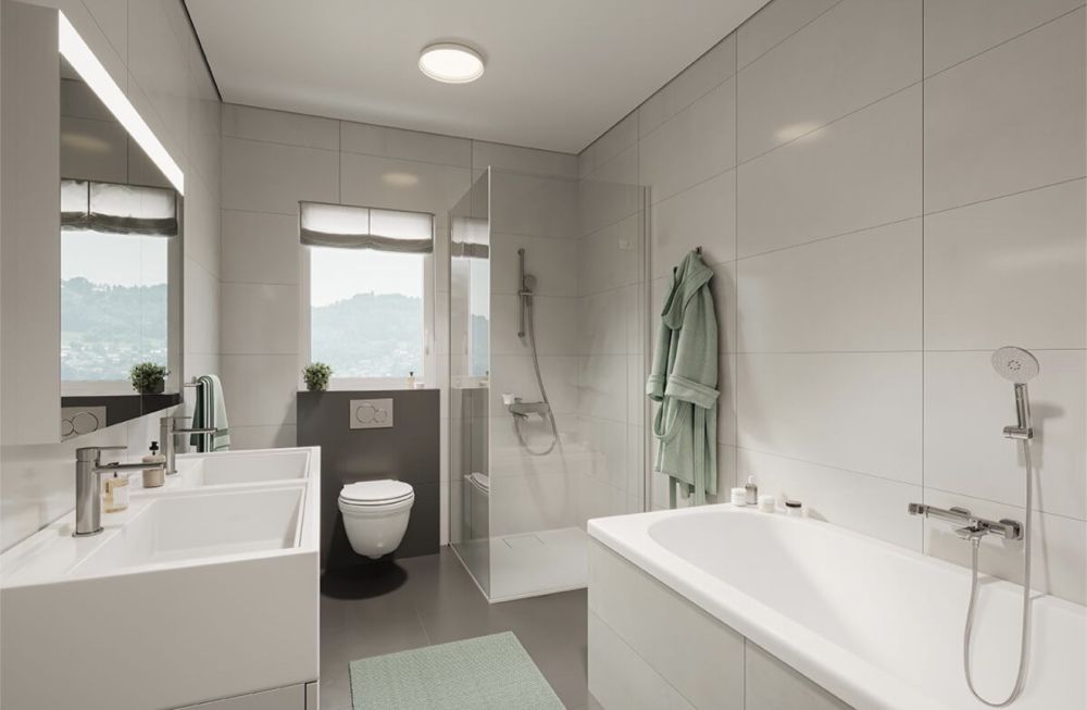 4.5-Zimmer-Neubauwohnung (118 m²) mit traumhafter Bergsicht & grossem Balkon  Nachmieter - Bild 6
