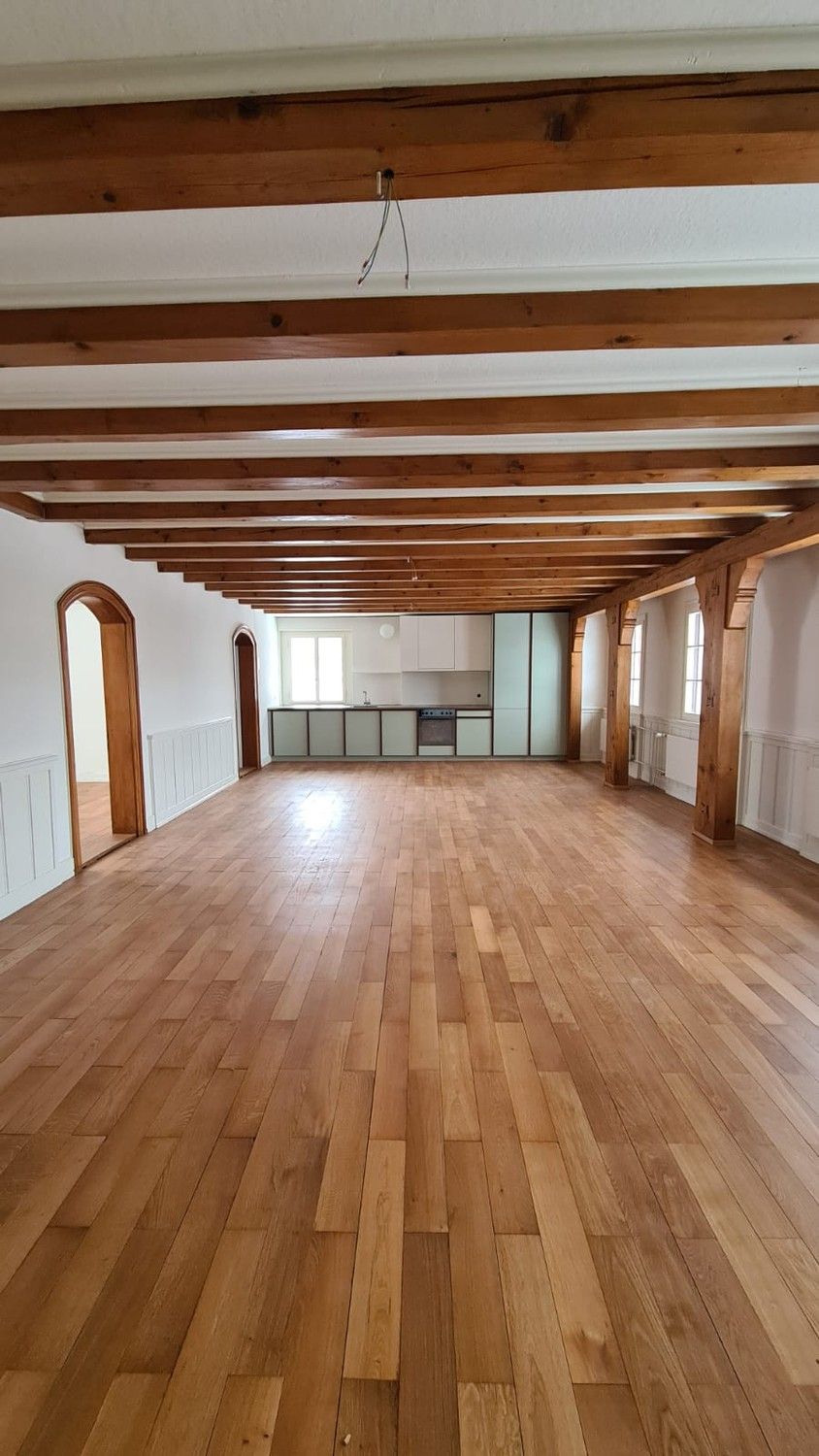 Erstvermietung nach Totalsanierung / Ihr neues Zuhause an der Buochserstrasse 39 in Stans - Wohnzimmer/Küche 1