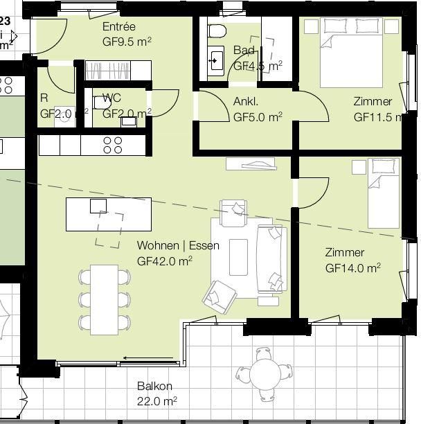 3.5 Zimmerwohnung in Andelfingen - Bild 13