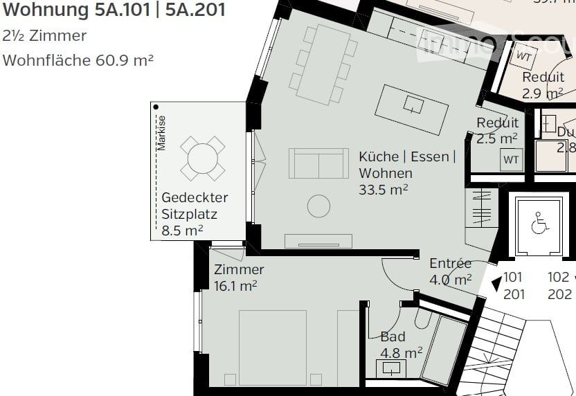 Erstbezug moderne 2.5 Zimmerwohnung in Endingen - Bild 11