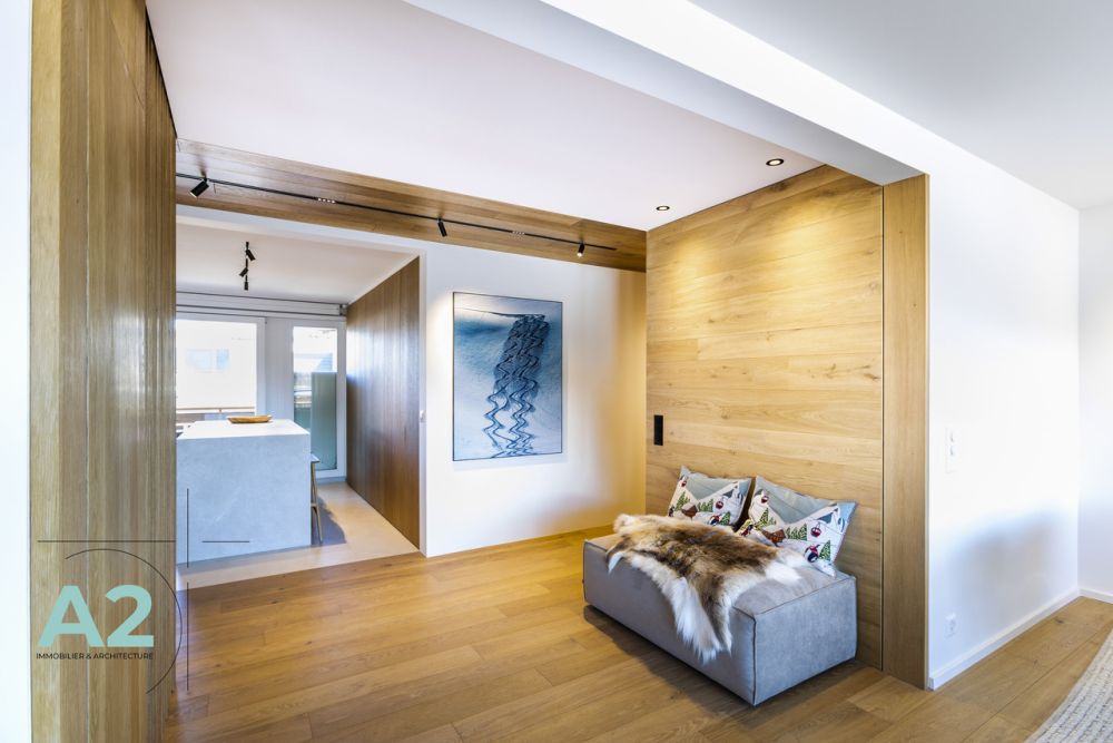 Appartement von Ausnahme im Zentrum von Crans-Montana, Panoramablick - Hall