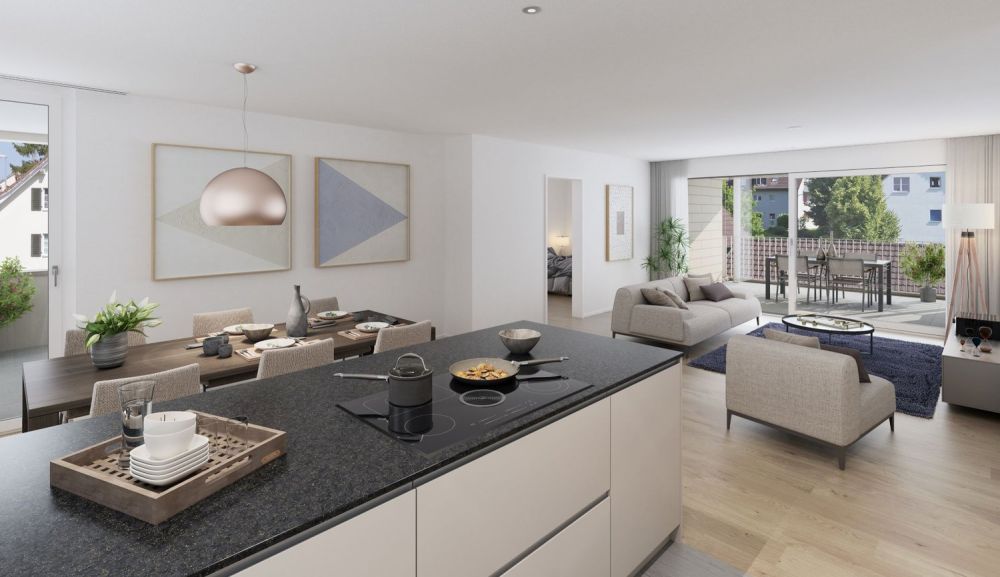 Neubauwohnung im Zentrum von Bottighofen - Bild 1