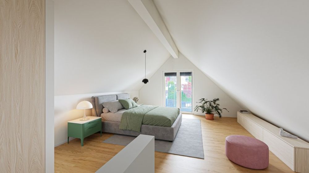 Moderne 2.5-Zimmer Maisonettewohnung - Visualisierung Wohnung W5.1