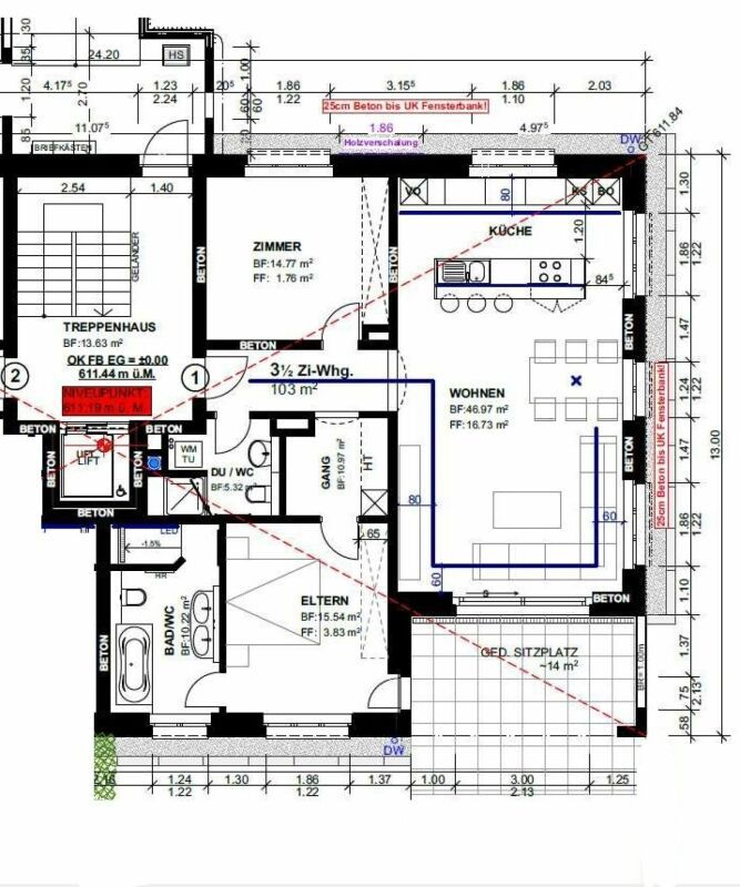 Zu vermieten 3½ Zi.-Whg., an der Maugwilerstrasse 40 in 9552 Maugwil bei Bronschhofen /103 m2 Wohnfläche, naturverbundene Lage  /Steuerfuss 9500 Wil ! - Bild 5