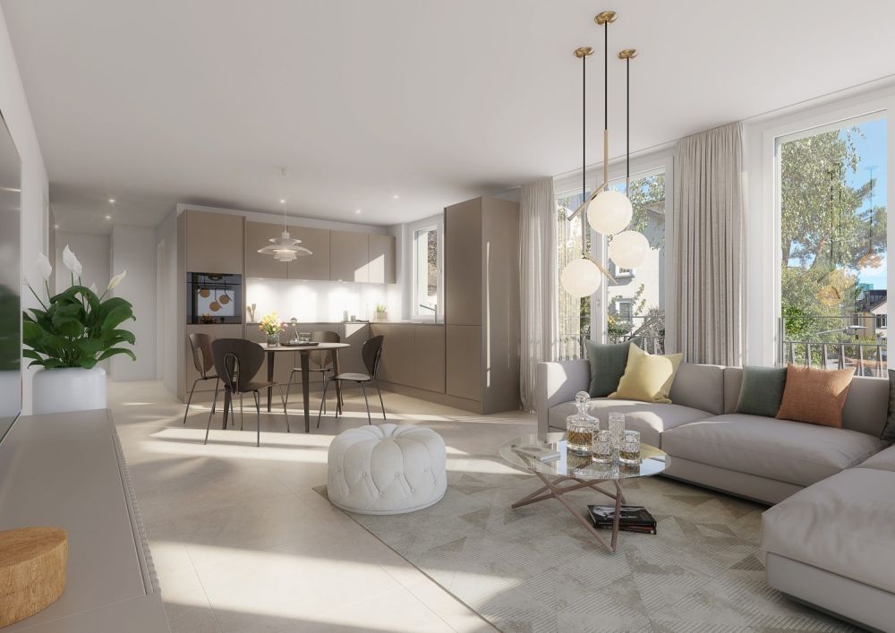 Neubauprojekt TOBELEGG  Exklusives Wohnen über der Limmat - 2.5 Zimmer Whg