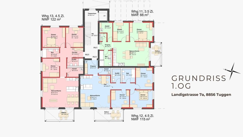 Erstvermietung - Exklusive 3.5-Zi-Neubauwohnungen im schönen Tuggen SZ - Bild 4